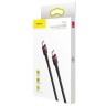 Кабель-зарядка Type-C на Type-C Baseus Cafule 100W 1м красно-чёрный