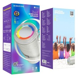 Bluetooth колонка Borofone BR13 BT5.0/1200mAh/4ч/10Вт/TF/AUX серая