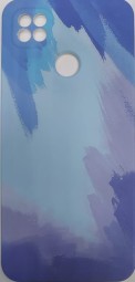 Накладка для Xiaomi Redmi 9C силикон перламутр разноцветный