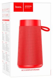 Bluetooth колонка Hoco HC13 BT5.0/2400mAh/4ч/10Вт/TF/FM/USB/AUX красный