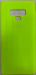 Накладка для Samsung Galaxy Note 9 Silicone cover салатовая