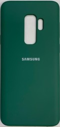 Накладка для Samsung Galaxy S9 Plus Silicone cover зеленая