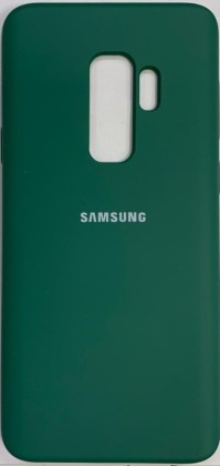 Накладка для Samsung Galaxy S9 Plus Silicone cover зеленая