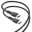 Usb Кабель-зарядка Type-C на Type-C Borofone BX51 Trumph 3A 60W 1м силиконовый черный