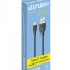 Usb Кабель-зарядка Type-C Exployd EX-K-733 0.2м силиконовый чёрный