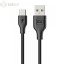 Usb Кабель-зарядка Type-C Exployd EX-K-733 0.2м силиконовый чёрный