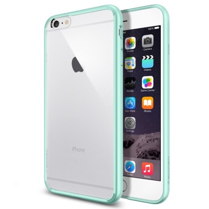 Чехол Spigen для i-Phone 6 Plus Ultra Hybrid, мятный (PET) (SGP11052)