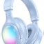 Стереонаушники Bluetooth полноразмерные Hoco W48 RGB синие