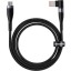 Кабель-переходник Baseus Zinc Magnetic Lenovo Laptop Type-C на DC 100W 2м CATXC-U01 угловой черный