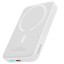 Повербанк с беспроводной зарядкой Magsafe Baseus Magnetic Mini Air Slim 10000мА/ч 20вт белый