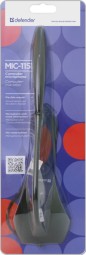 Микрофон настольный для компьютера Defender Mic-115 длина провода 1.7м черный