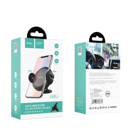 Держатель в автомобиль на торпеду/воздуховод Hoco CA35 Lite с автозажимом черный