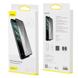 Защитное стекло Baseus для i-Phone X/XS/11pro 3D (SGAPIPH58S-HC01) Анти-шпион