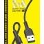 Usb Кабель-зарядка Type-C Hoco X33 Surge 5A 1м силиконовый чёрный