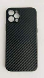 Накладка для i-Phone 12 Pro Max 6.7" силикон карбон