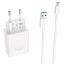 Сетевое зар. устр. Borofone BA32A 1USB с шнуром Micro 3A белое
