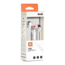 Наушники с микрофоном JBL T210 серые