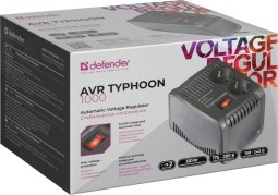 Стабилизатор напряжения Defender AVR Typhoon 1000 320Вт черный