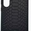 Накладка для Samsung Galaxy S24 Ultra Santa Barbara под кожу чёрная