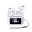Беспроводные наушники TWS с дисплеем Remax CozyPods W30N BT5.4/ANC/ENC/30mAh (350mAh) белые