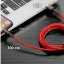 Usb Кабель-зарядка Lightning Baseus Cafule 3м красный