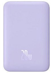 Powerbank с беспроводной зарядкой Baseus Magnetic Wireless 10000mAh 20W (PPCX110105) фиолетовый