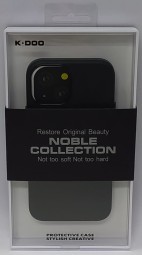 Накладка для i-Phone 13 Mini K-Doo Noble кожаная черная