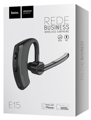 Bluetooth-гарнитура Hoco E15 черная