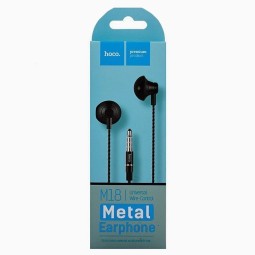 Наушники с микрофоном Hoco M18 Goss metal 1.2м черные