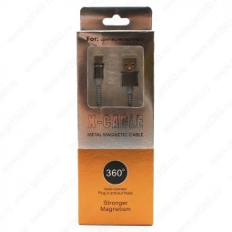 Usb Кабель-зарядка магнитный Type-C M3 2A 1м в тканевой оплетке в ассортименте