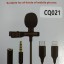 Микрофон Lavalier CQ021 петличка/4м/Lightning черный