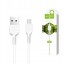 Usb Кабель-зарядка Micro Hoco X20 Flash 2.4A 1м силиконовый белый