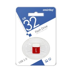 USB флеш накопитель Smartbuy 32GB Lara Red (SB32GBLARA-R)