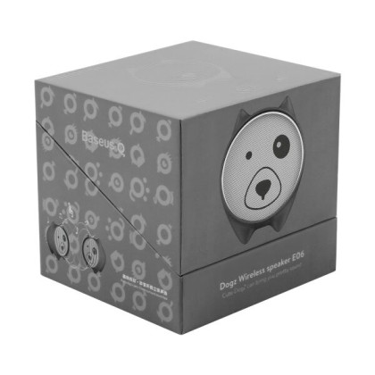 Bluetooth колонка Baseus Dogz E06 IP55 TWS V4.2 (NGE06-01) чёрная