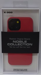 Накладка для i-Phone 13 Mini K-Doo Noble кожаная красная
