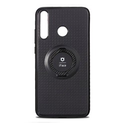 Чехол-накладка для Huawei Honor Y6P силикон iface с держателем чёрный