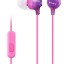 Стереонаушники Sony MDR-EX15AP с микрофоном пурпурные (High Copy)