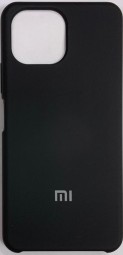 Накладка для Xiaomi Mi 11 Silicone cover черная
