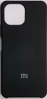 Накладка для Xiaomi Mi 11 Silicone cover черная