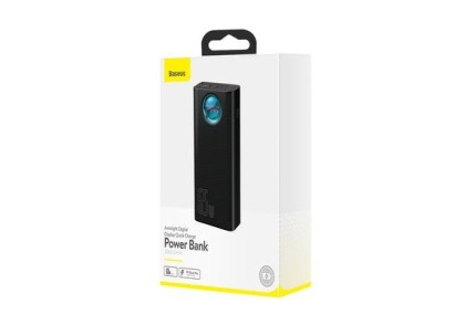 Powerbank Baseus Amblight Digital Display 30000mAh 4USB/1USB-C 65W (PPLG-A01) черный