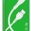Usb Кабель-зарядка Micro Borofone BX51 Trumph 2.4A 1м силиконовый белый
