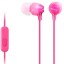 Стереонаушники Sony MDR-EX15AP с микрофоном розовые (High Copy)