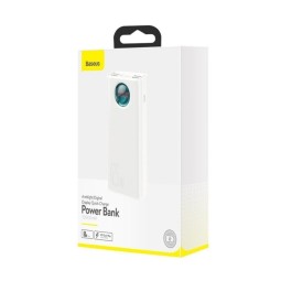 Powerbank Baseus Amblight Digital Display 30000mAh 4USB/USB-C 65W (PPLG-A02) белый