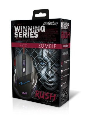 Мышь игровая проводная Smartbuy RUSH Zombie черная (SBM-721G-K)/40