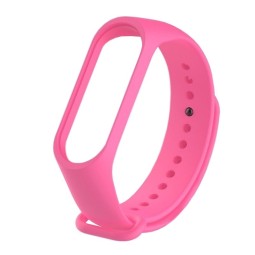 Ремешок для Xiaomi Mi Band 3/4 силиконовый розовый