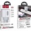 Сетевое зар. устр. Hoco C75 с шнуром Type-C 2USB, 2.4A белое