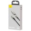 Кабель-переходник Baseus One-for-two Type-C на Type-C/DC 100W 2м (CA1T2-B0G) серый