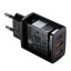 Сетевое зарядное устройство с быстрой зарядкой Baseus Super Charge 3 порта 2USB/1C 30W черное