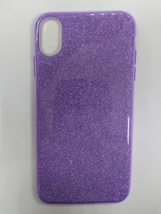 Накладка для i-Phone XS Max силикон блестящие