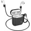 Силиконовый чехол для AirPods 1/2 Hoco WB10 черный